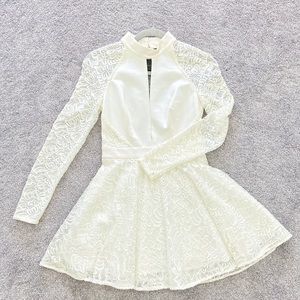 Bebe white dress